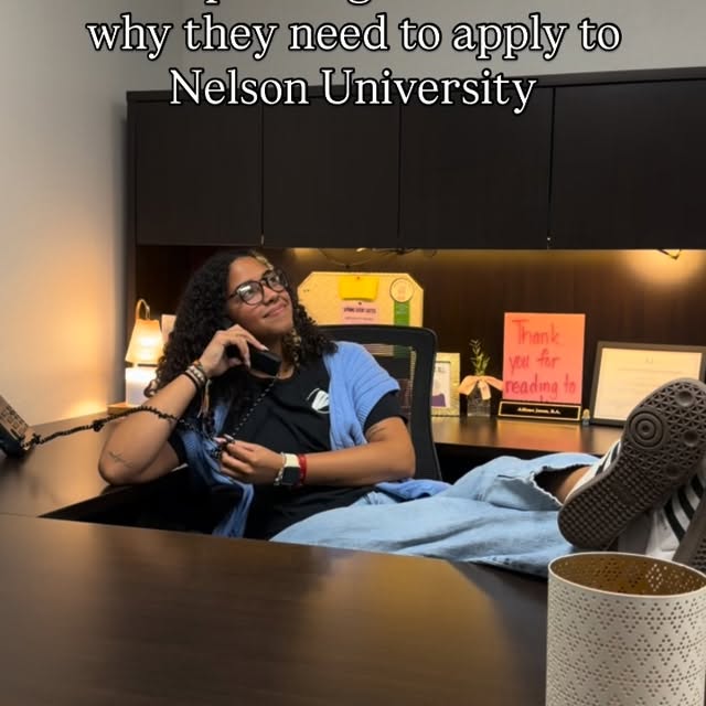 It’s not too late to apply to Nelson University! Looking for a Christian university tha…