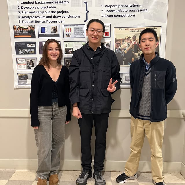 Four Wyoming Seminary Upper School Science Research Group students recently participate…