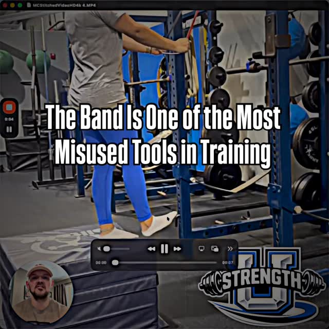 Most use bands for resistance or overspeed. But the band isn’t just load, it’s a constr…
