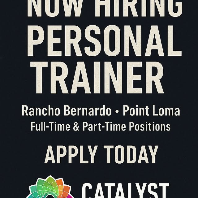 We’re hiring! We’re looking for both full and part time personal trainers who enjoy wor…