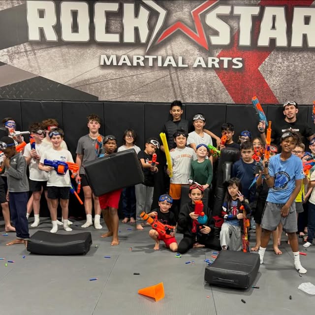 Another legendary Nerf night at Rockstar 💥

#frisco #friscokids #friscomoms #friscoisd…