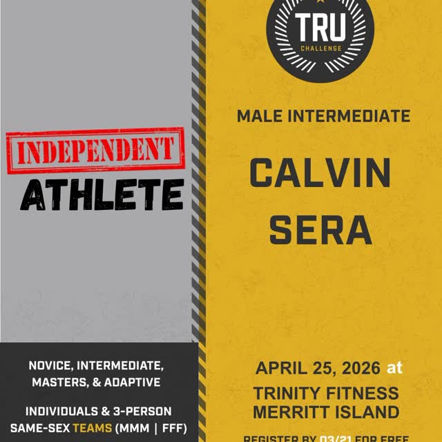 Another Male Intermediate Athlete confirmed! This division is looking 🔥