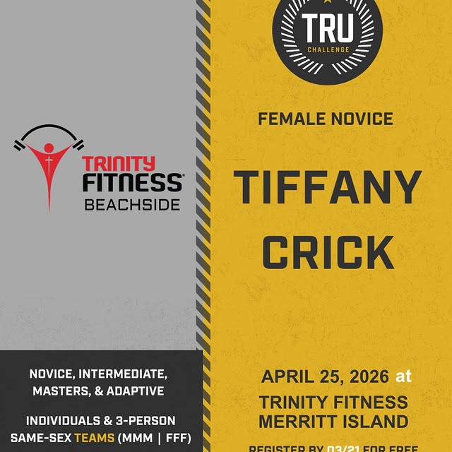 Let’s Go! Tiffany Crick from @trinityfitness_beachside is confirmed Female Novice!! @th…