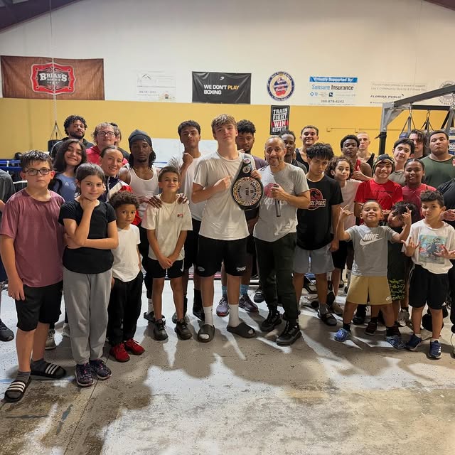 Shout out to @816.sq brining home the belt #boxing thank you @keem_olajuwon #winners