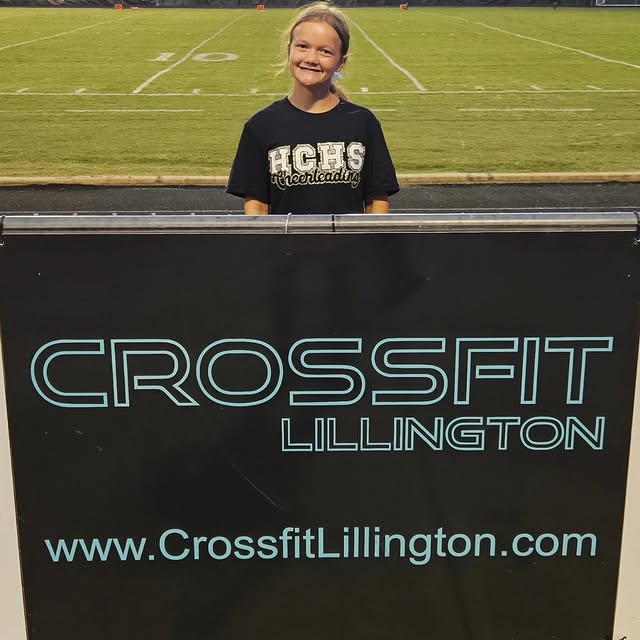 Congrats to Ella for representing her school during Friday Night Lights.  Thanks to @el…