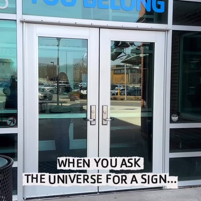 Asked the universe for a sign…
Pretty sure this counts.
Looks like you have to join the…