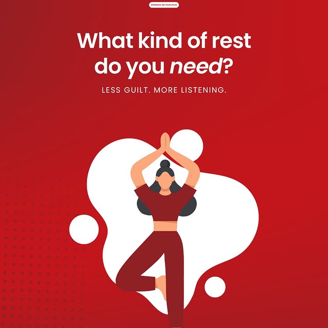 Rest doesn’t always mean stop, sometimes it’s a walk not a run, a stretch not a sprint,…