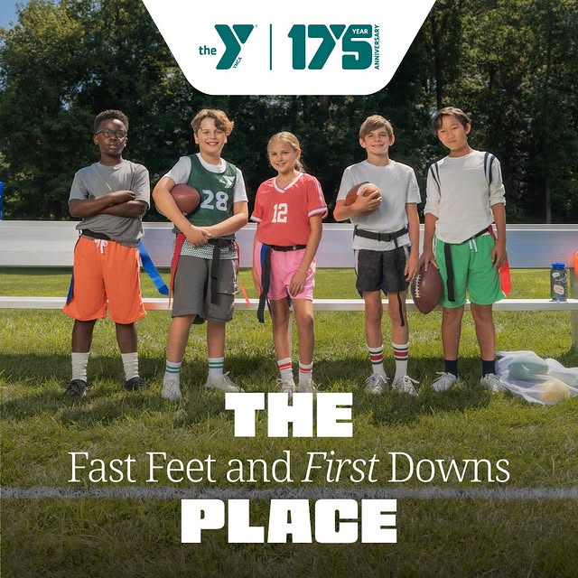 🏈 Flag Football registration is NOW OPEN!
Fast feet, first downs, and big fun at the Y…
