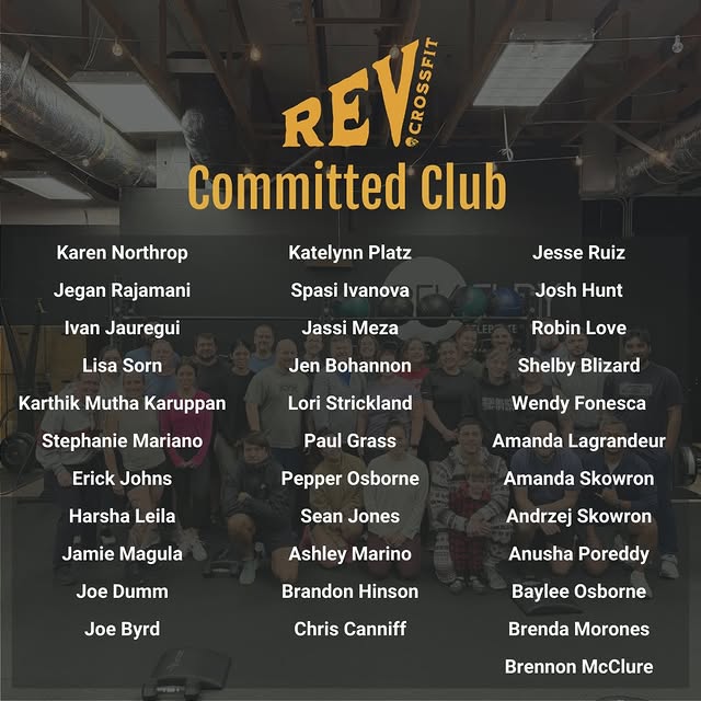 February Committed Club! 
Yes February was a short month, but these people are so commi…