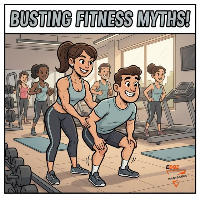 Hey guys! Let’s talk about some functional fitness MYTHS that can keep y’all stuck drag…
