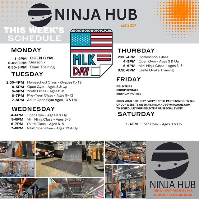 Open gym today 1-4pm!!