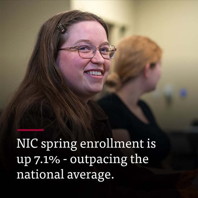 NIC spring enrollment is up 7.1%, marking six straight semesters of growth.

Programs l…