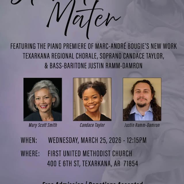 1 week until you can....
Experience the beauty and power of choral music as the Texarka…