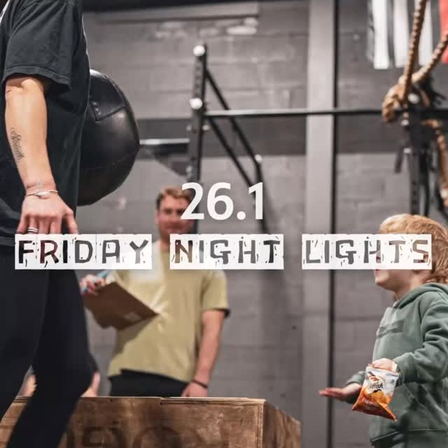 Scenes from 26.1 Friday Night Lights 🔥 just wrapped up week one of the CrossFit Open! …