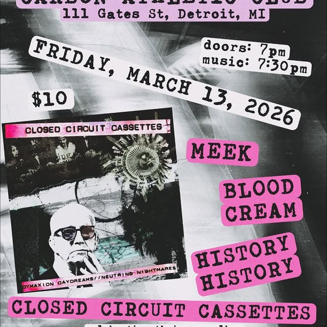 March 13th we’re at @carbon_athletic_club for our album release show!!

We’ve got the b…