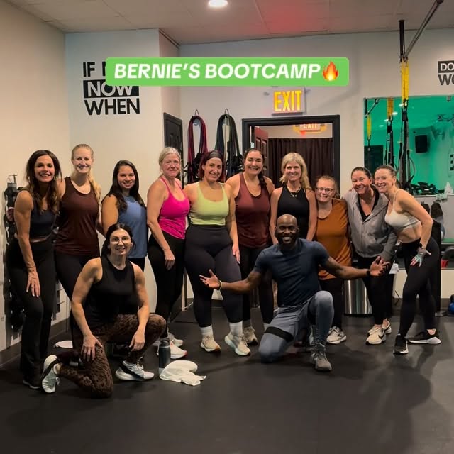 🔥 BERNIE’S NEW BOOT CAMP 
IS HERE 🔥
Ready to sweat, smile, and get stronger together?…