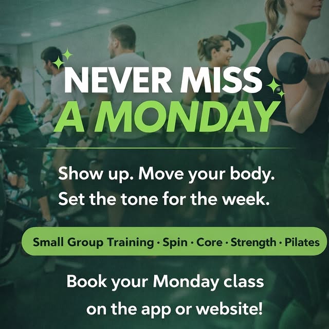 Never Miss a Monday... because how you start the week sets the tone for everything else…
