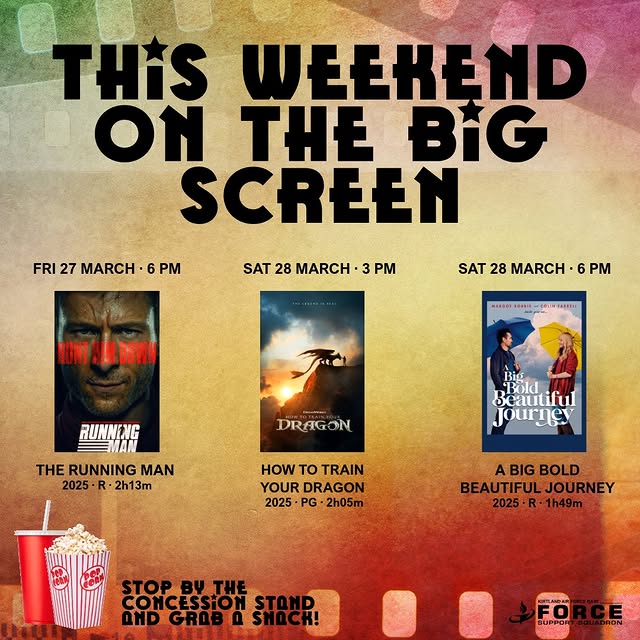 🎬 This Weekend on the Big Screen! 🎬
Join us for a fantastic movie experience with FRE…