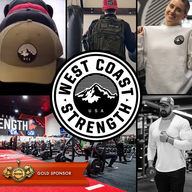 Gold Sponsor: West Coast Strength is a Gold sponsor for the 2026 IFBB Pro/NPC Oregon Ch…