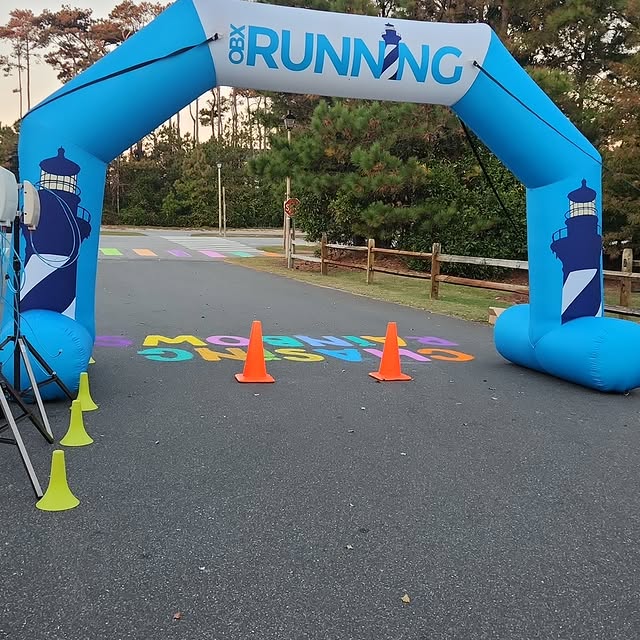 #chasingrainbows #obxrunning #5k #servicebeforeself