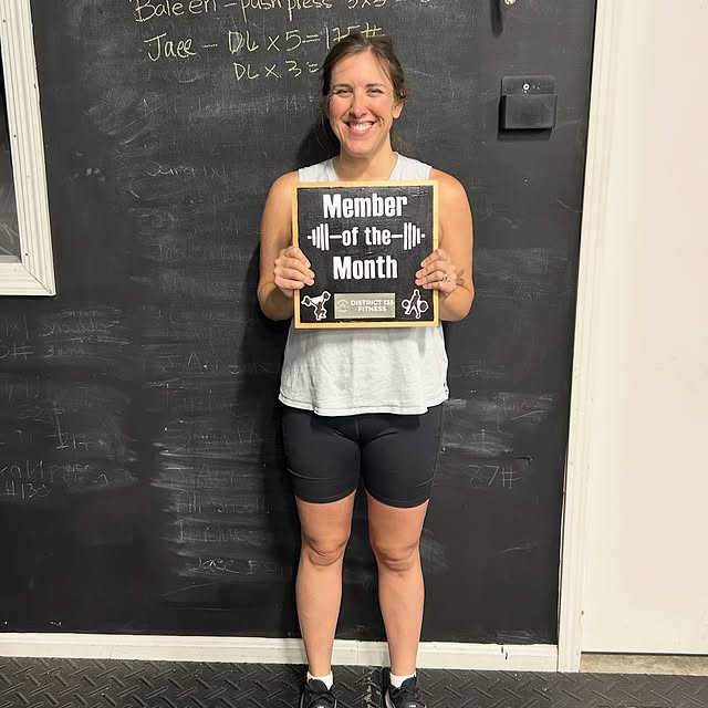 Ali McNeely is our Member of the Month! Ali joined our gym in July, and we are so glad …