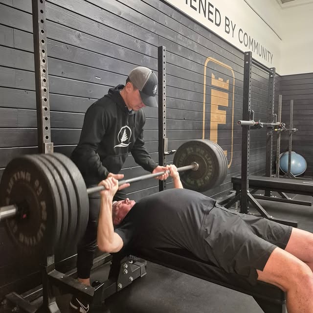 Shout out to Ron Burris! 78 years young and still pushing real weight every week at For…
