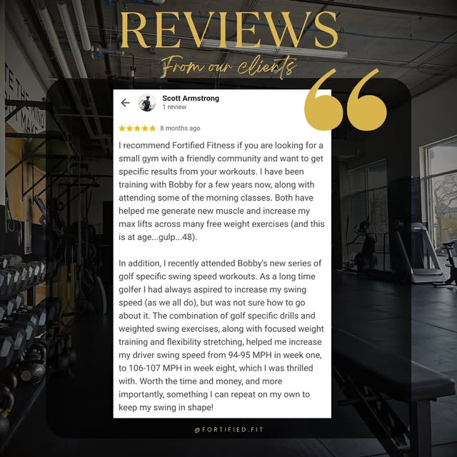 ⭐️⭐️⭐️⭐️⭐️ Thank you, Scott 🙌🏽

#realfitnessrealresults #renton #rentonwa #golf #stre…