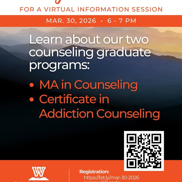 Join us for a Virtual Information Session to explore graduate opportunities at West Vir…