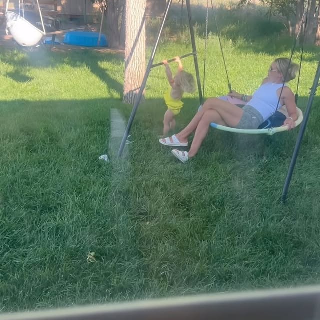 Sweets doing sweet things.  Can’t imagine a better view out my window