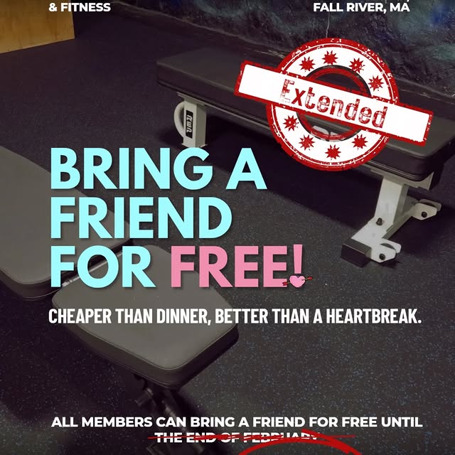 We extended our bring a friend special into next week.💪🗓️

Since the blizzard blocked…