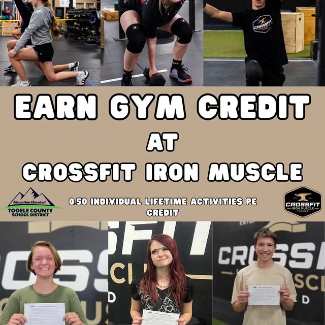 Are you trying to get gym credit this summer? 

Tooele County Students grades 9-12 can …