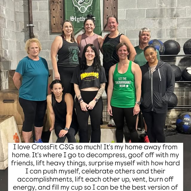 Home isn’t just a place—it’s a feeling. 💙

This is what CrossFit CSG is all about. Sho…